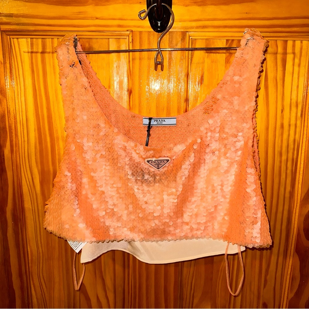 Prada Sequin Tank Top